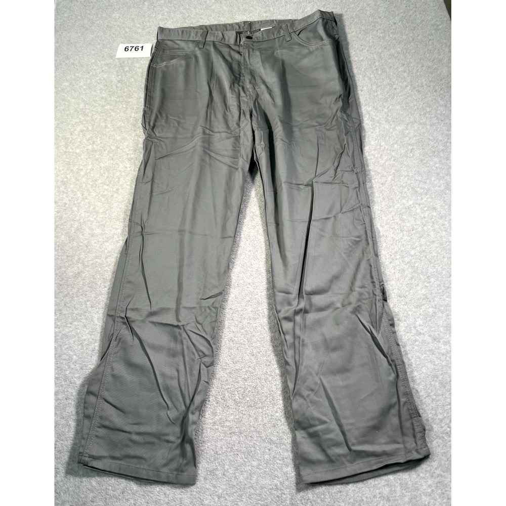 Crude FR Work Pants Mens 40x32 Gray Cotton Flame Resistant Westex UltraSoft